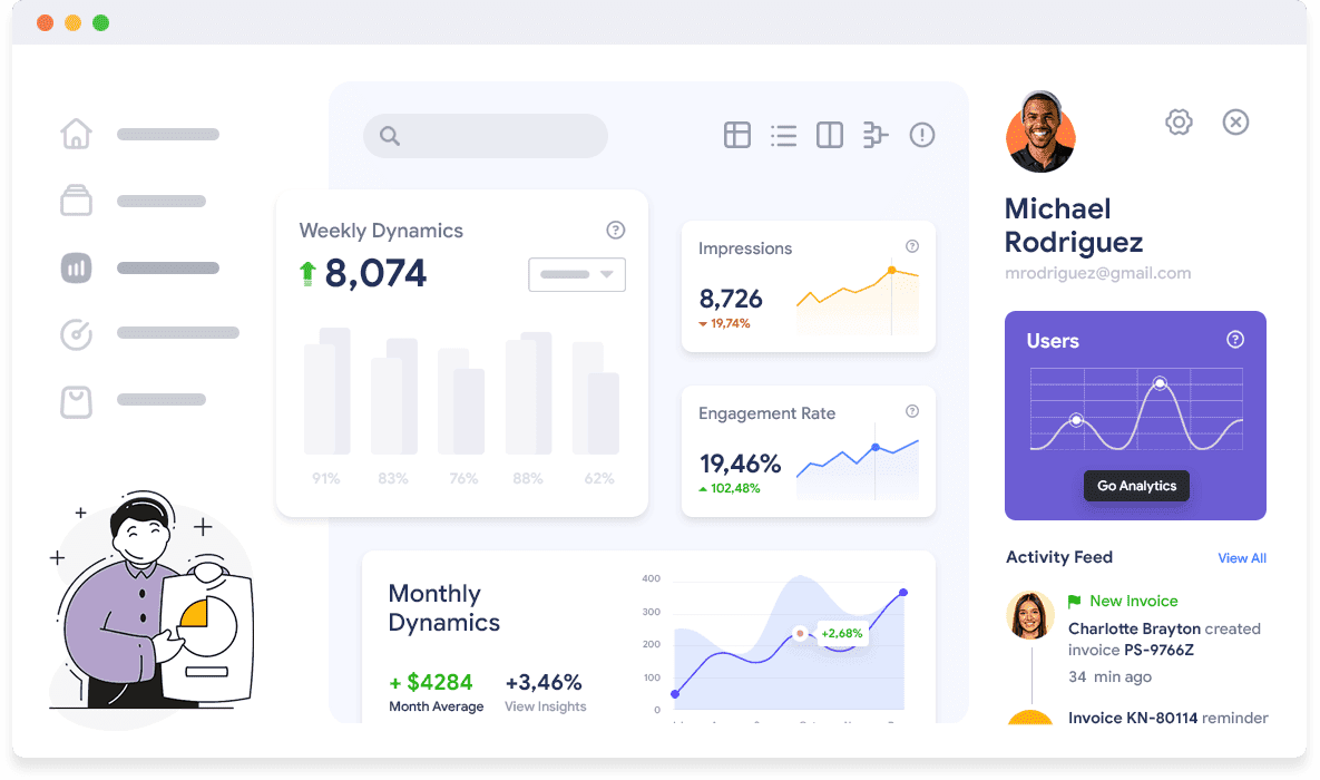 Dashboard style campaign queue
